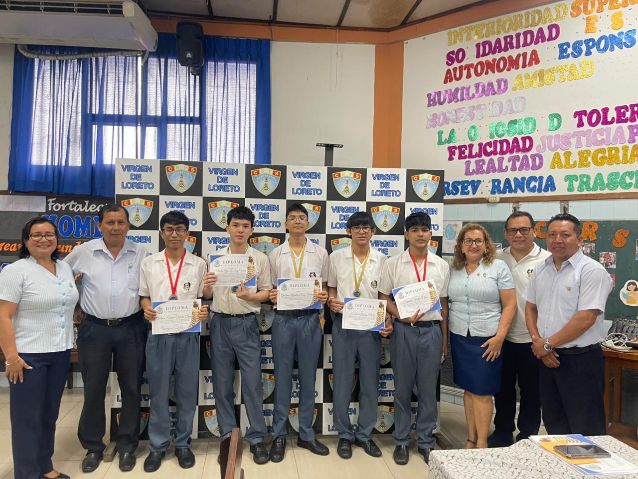 GANADORES DE MATEMÁTICA 30 AÑOS VIRGEN DE LORETO